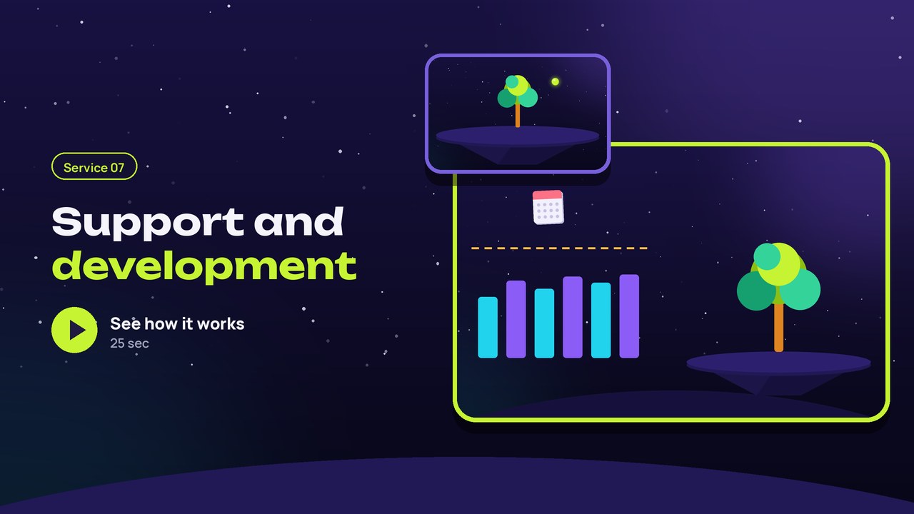 Service 07: support and development