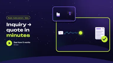 Inquiry: a quote from your price list in minutes